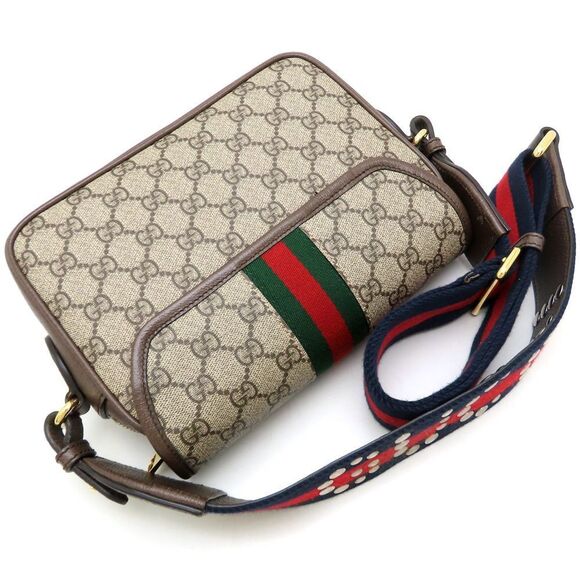 GUCCI Brown Leather Shoulder Bag - Picture 3 of 10